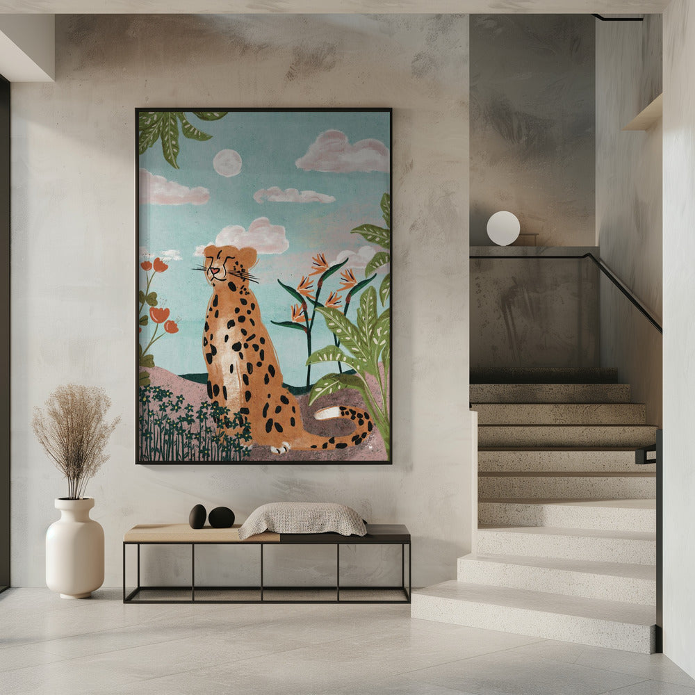 Leopard In Jungle  Erum Khalili.png | Poster