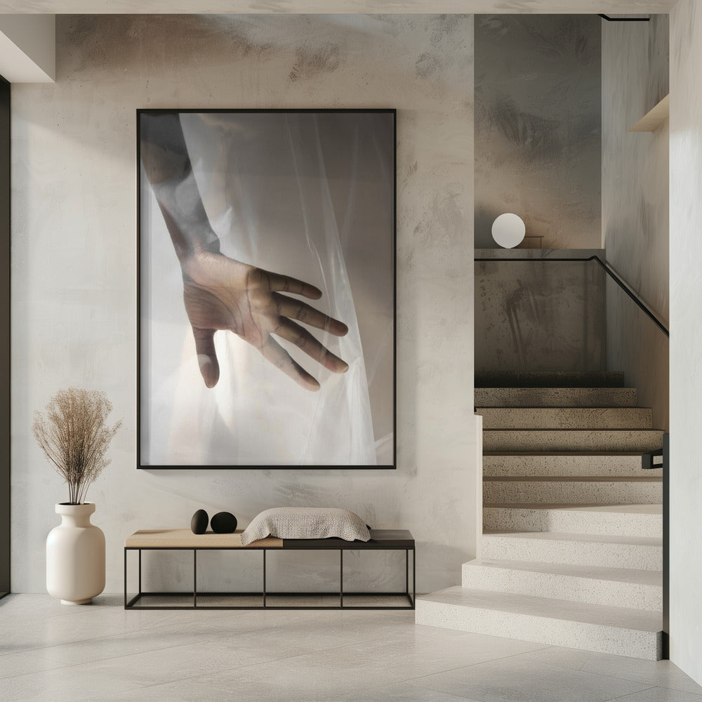 Hand Through Sheer | Poster