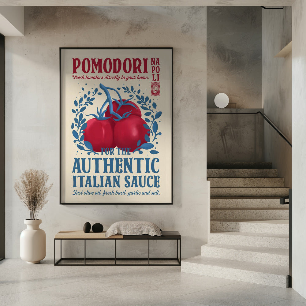 Pomodori Kitchen print | Poster
