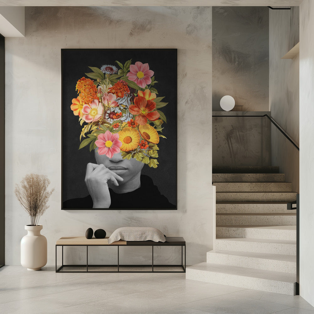 Colourful Vintage Bouquet | Poster