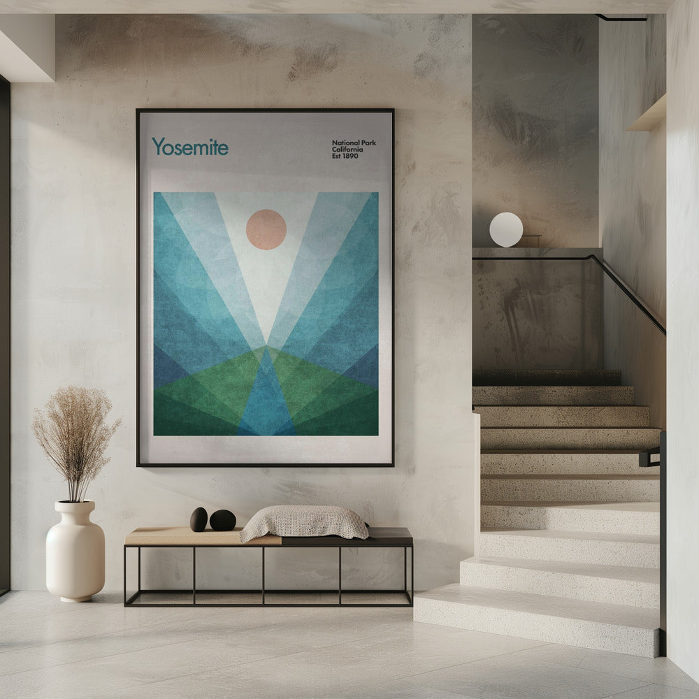 Geometric Sunrise | Poster