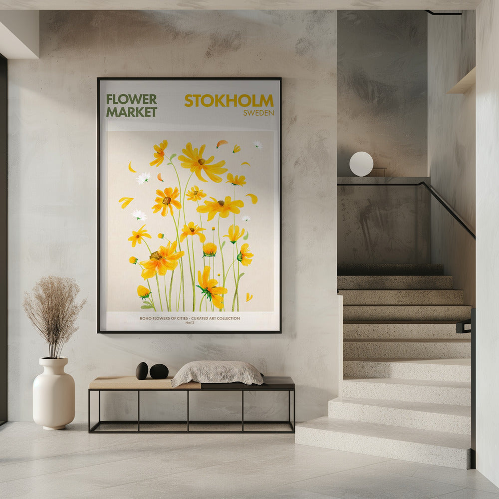 Stockholm Blooms | Poster