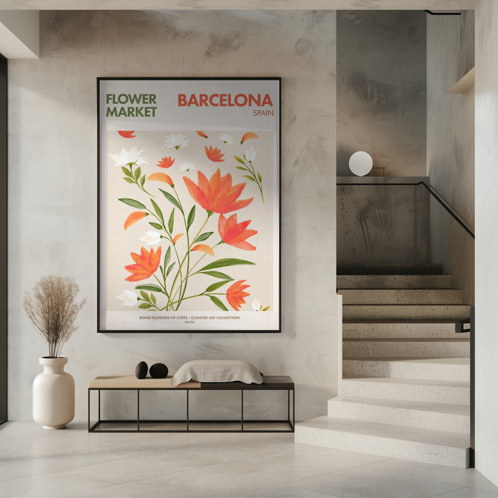 Barcelona Blooms | Poster