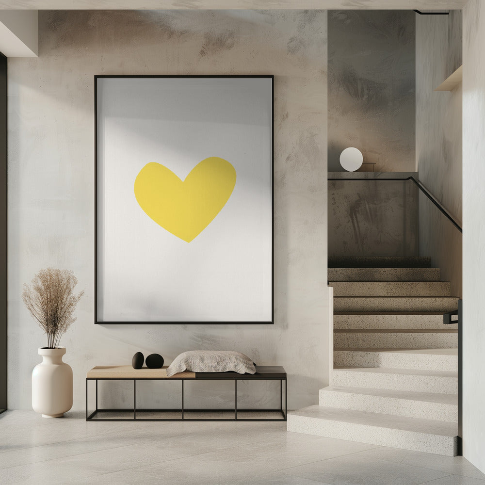 Heart Yellow | Poster
