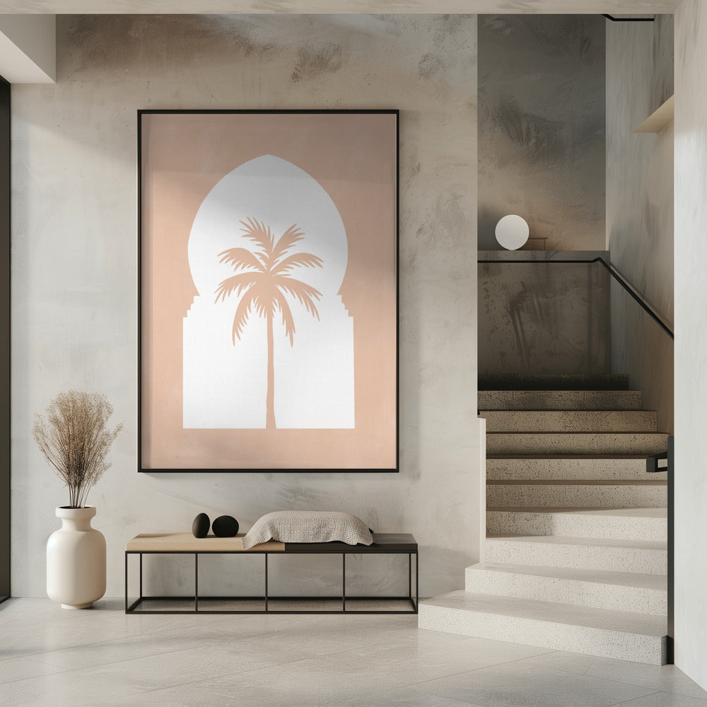 Palm Silhouette Arch | Poster