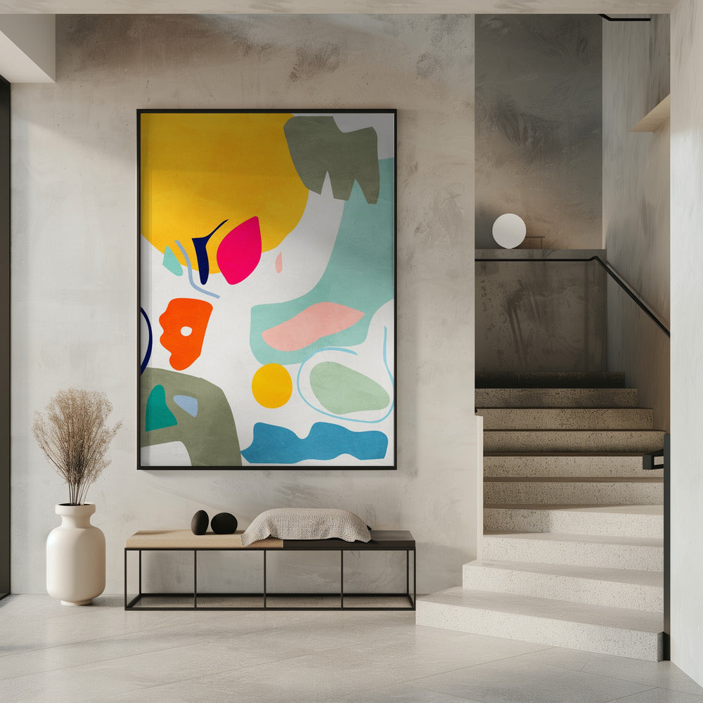 Landscape inspired cut out | Poster