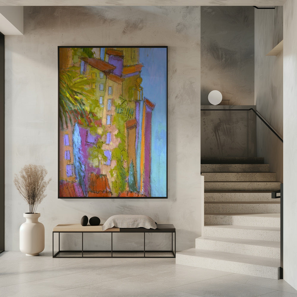 Sunlit Balconies | Poster