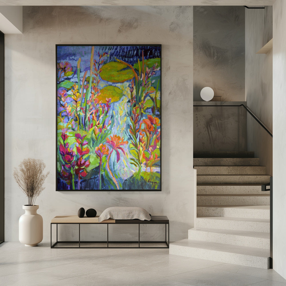 Vibrant Garden Path | Poster