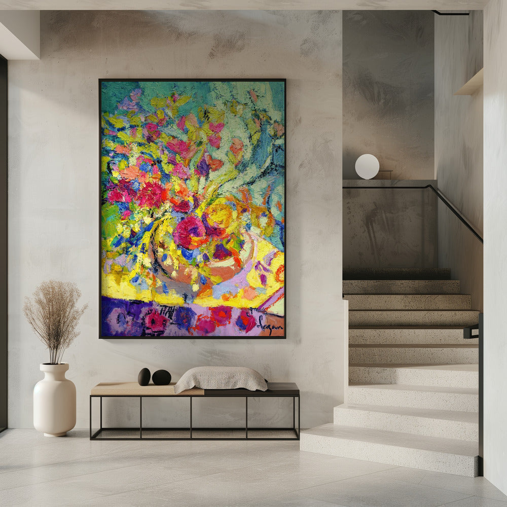 Radiant Floral Harmony | Poster