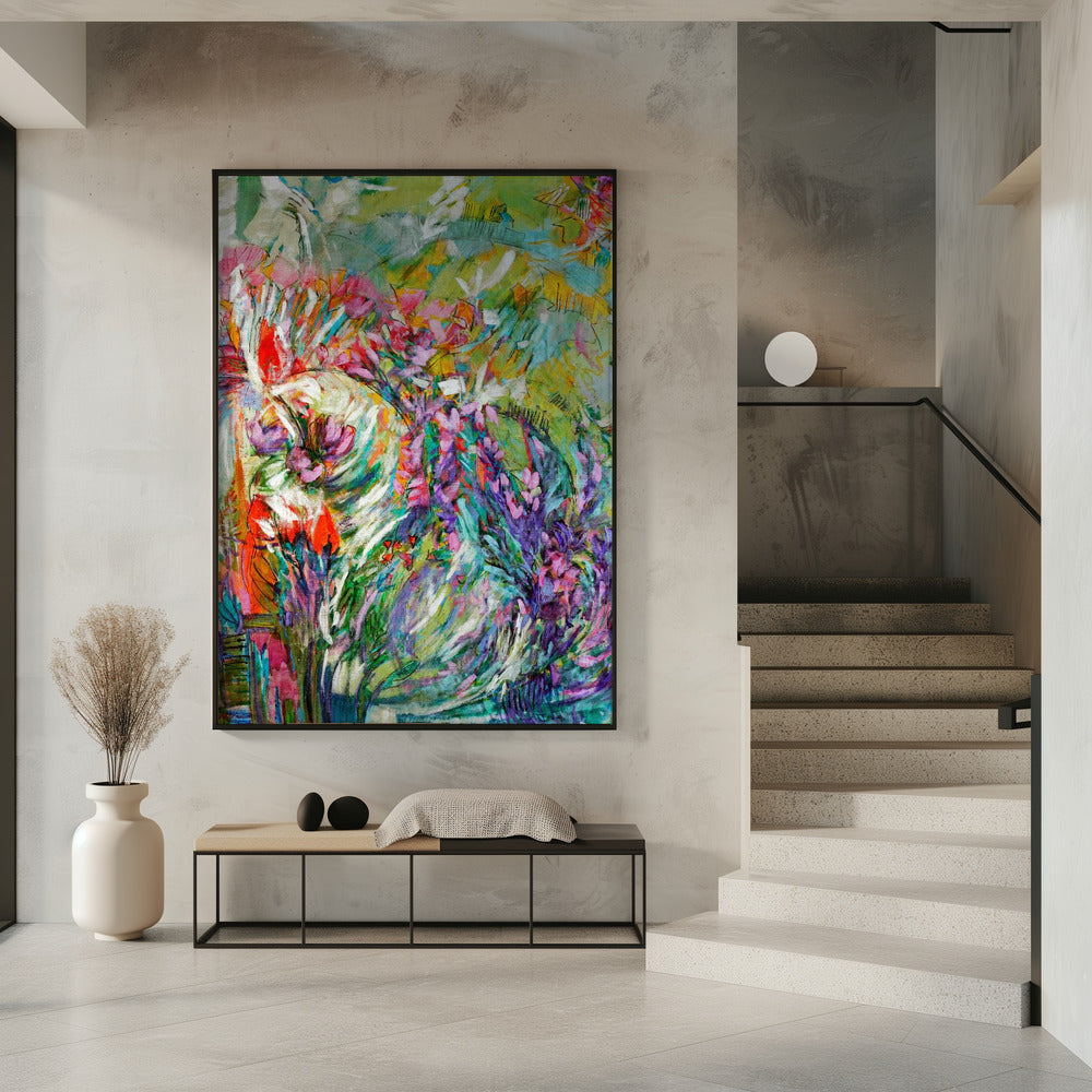 Pink Blossoms Abstract | Poster