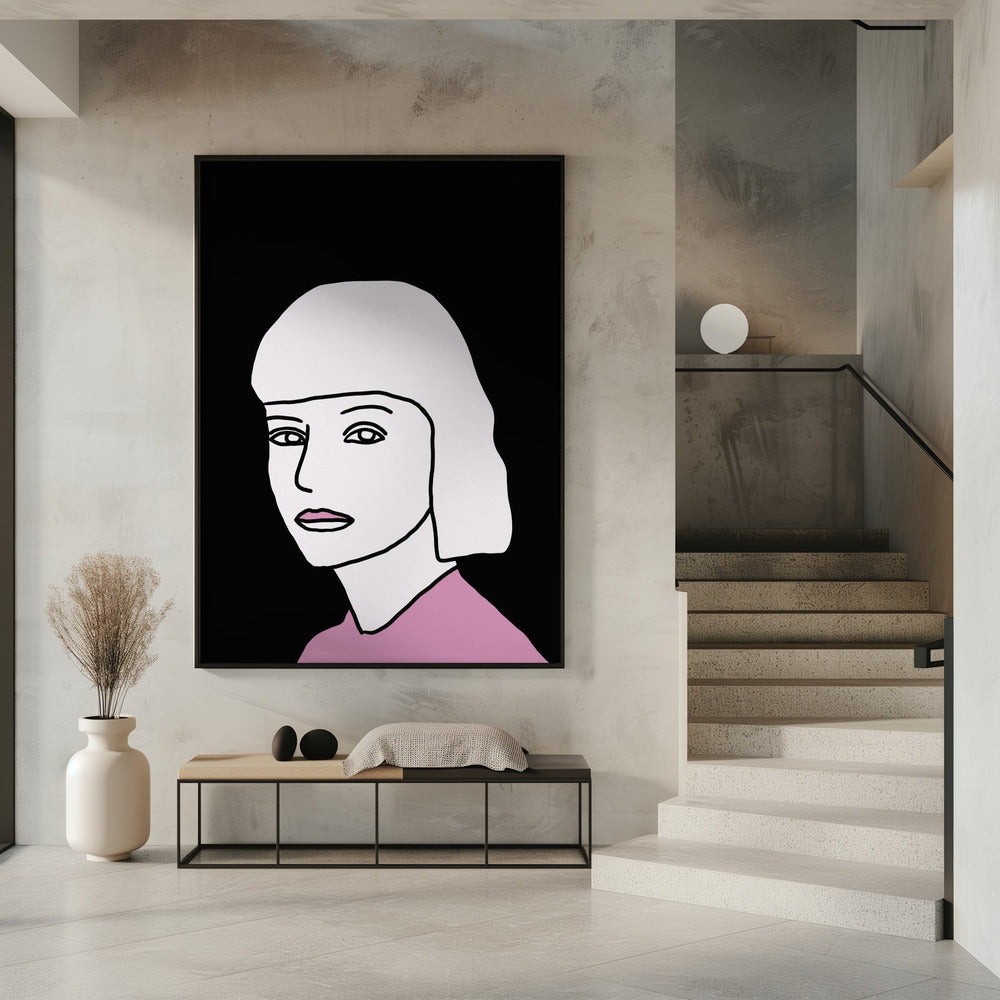 The Look in Pink and Black | Poster