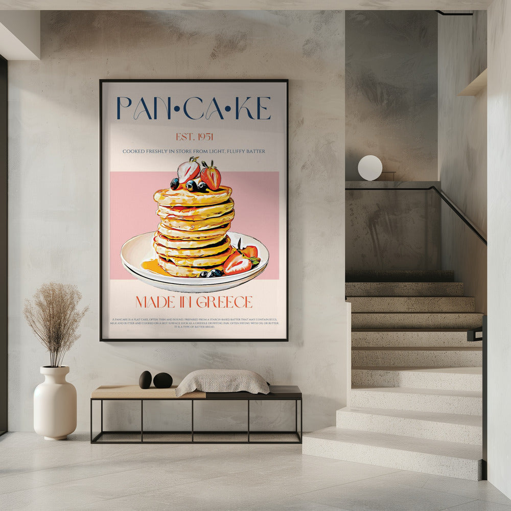 Fluffy Greek Pancakes | Poster