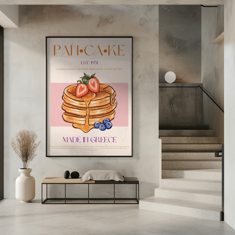 Fluffy Greek Pancakes | Poster