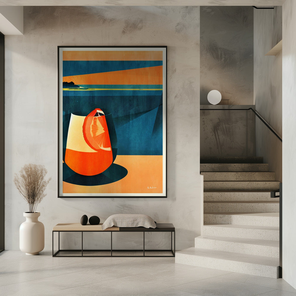 Negroni At Sunset | Poster