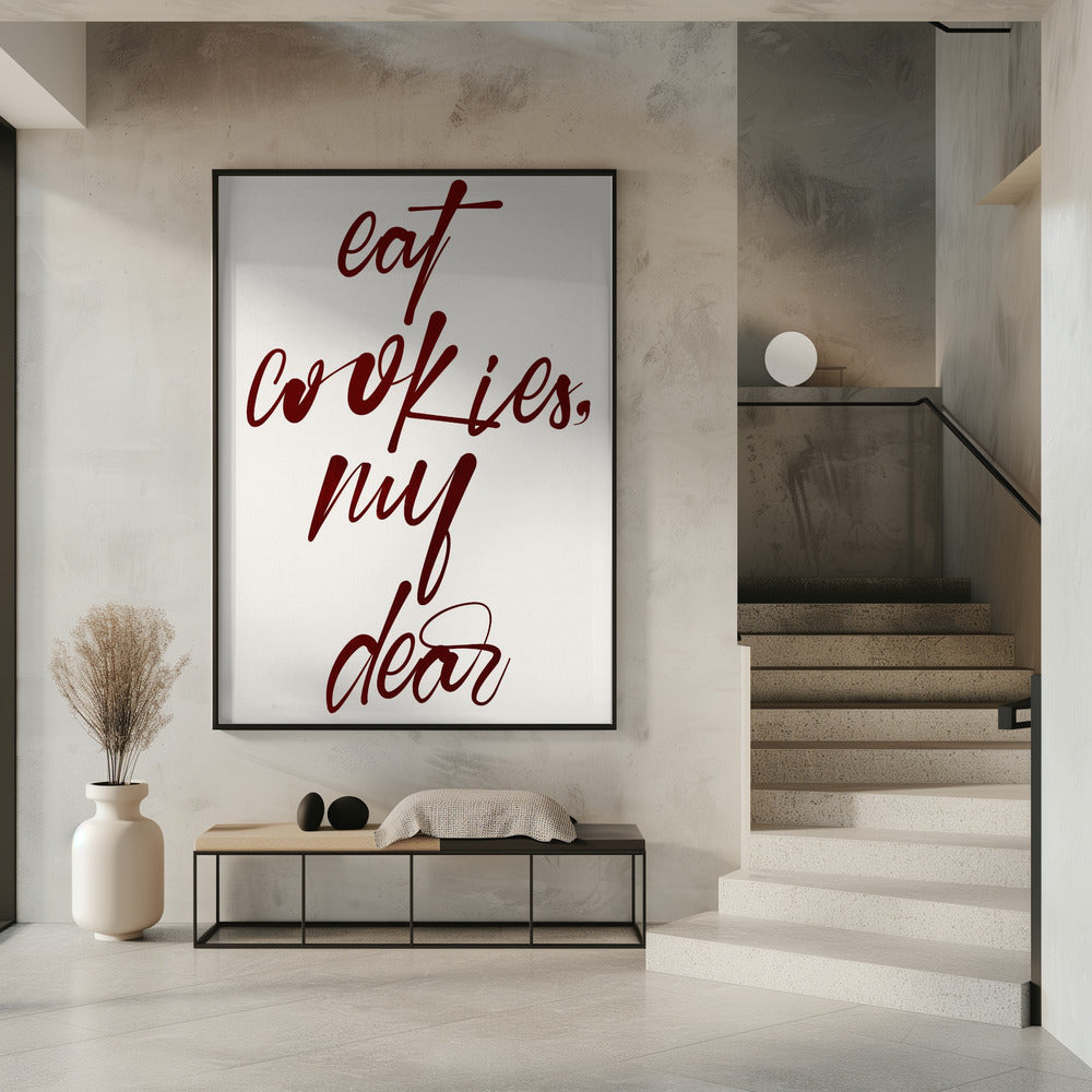 Eat Cookies, My Dear | Poster
