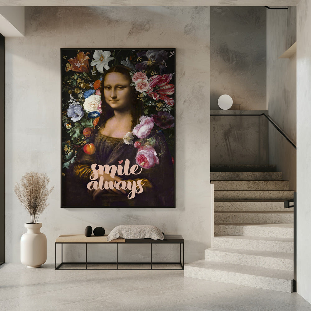 Smile Always, Mona Lisa | Poster