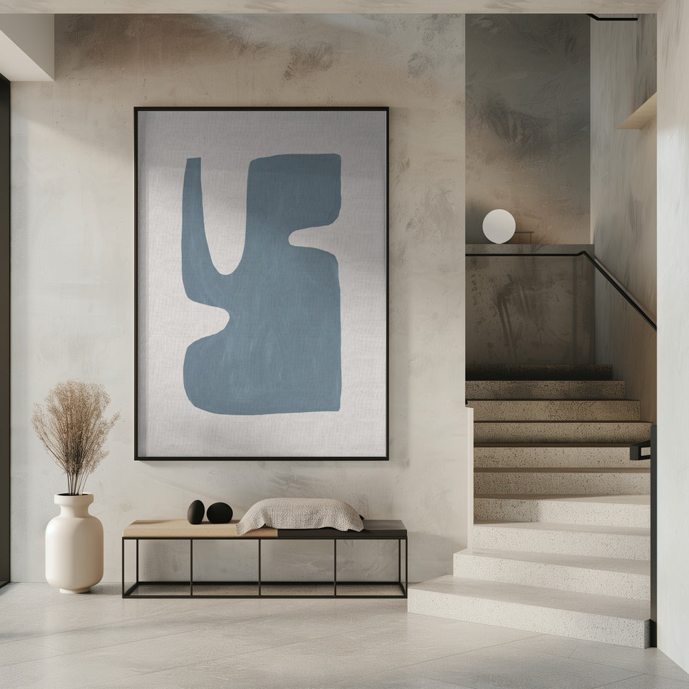 Mid Century Blue I | Poster