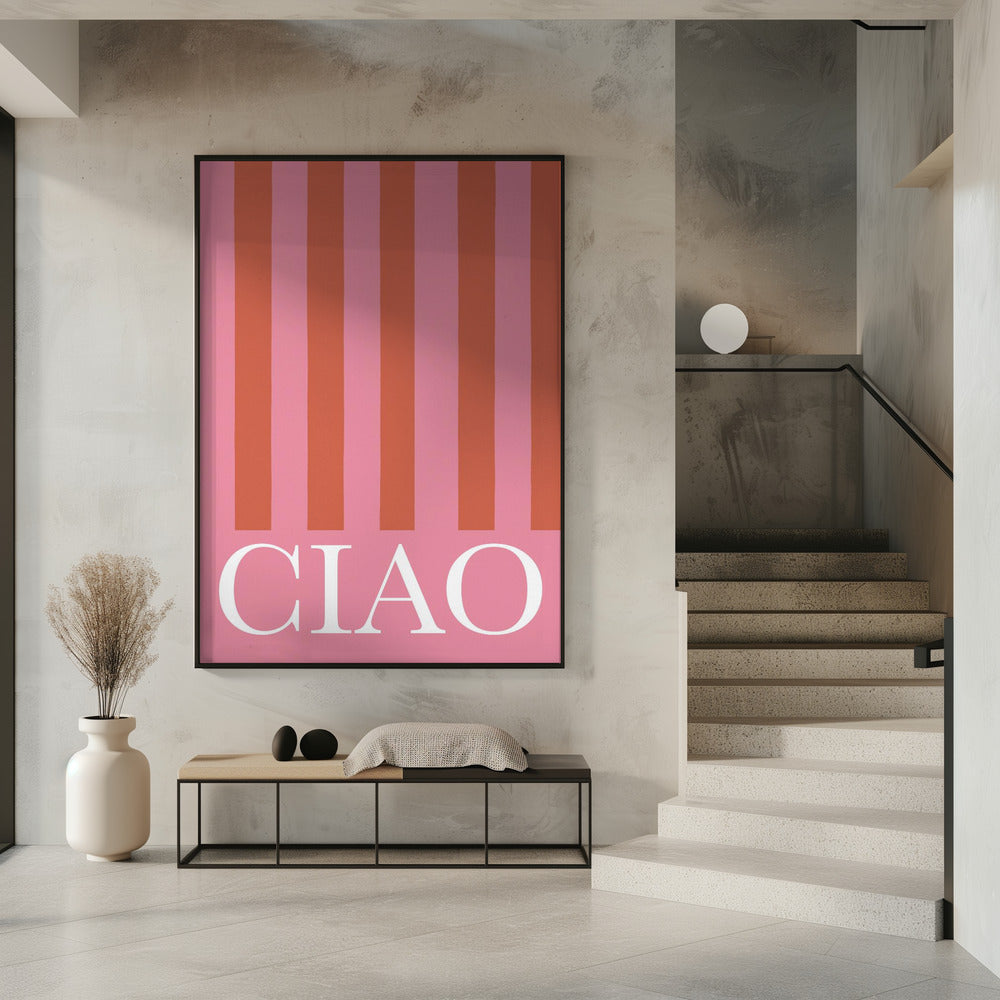 Ciao Stripes | Poster