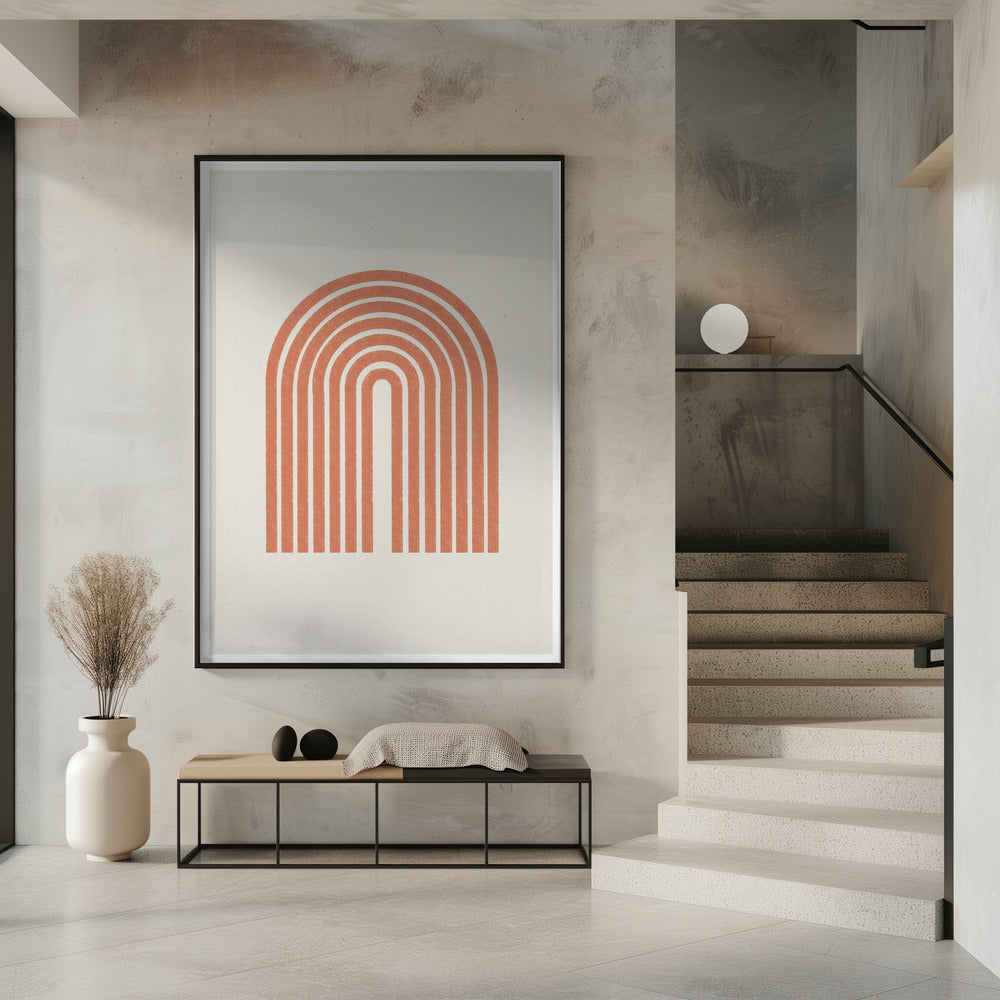 Retro Arch Lines | Poster