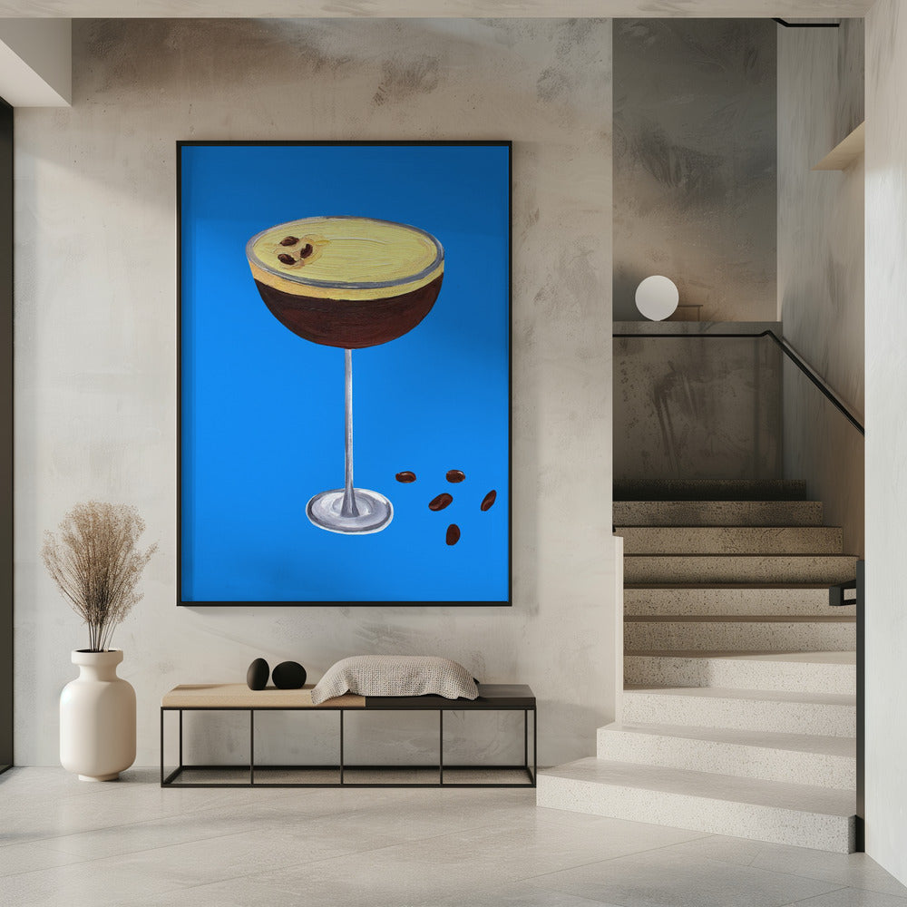 Espresso Martini Blue | Poster