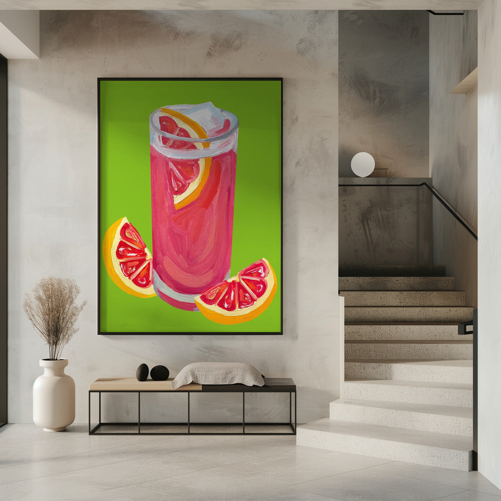 Grapefruit Paloma Pistachio | Poster