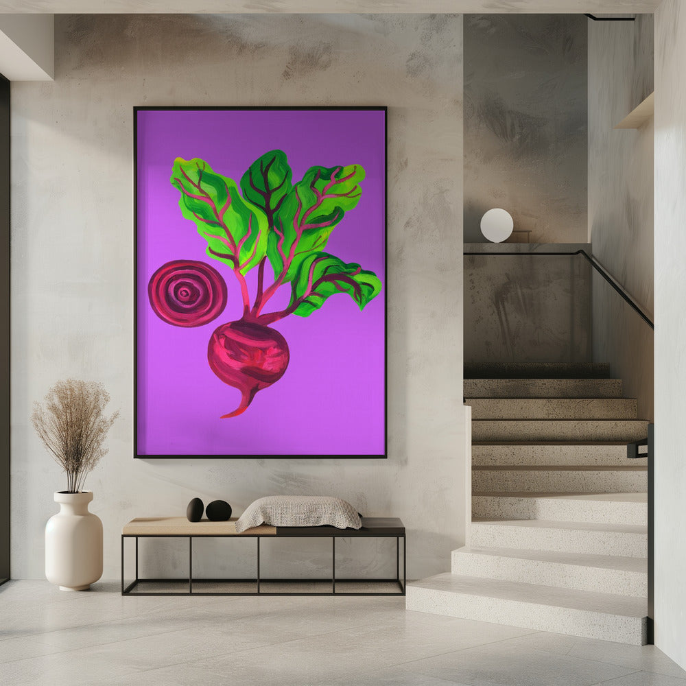 Beetroot Swirl Purple | Poster