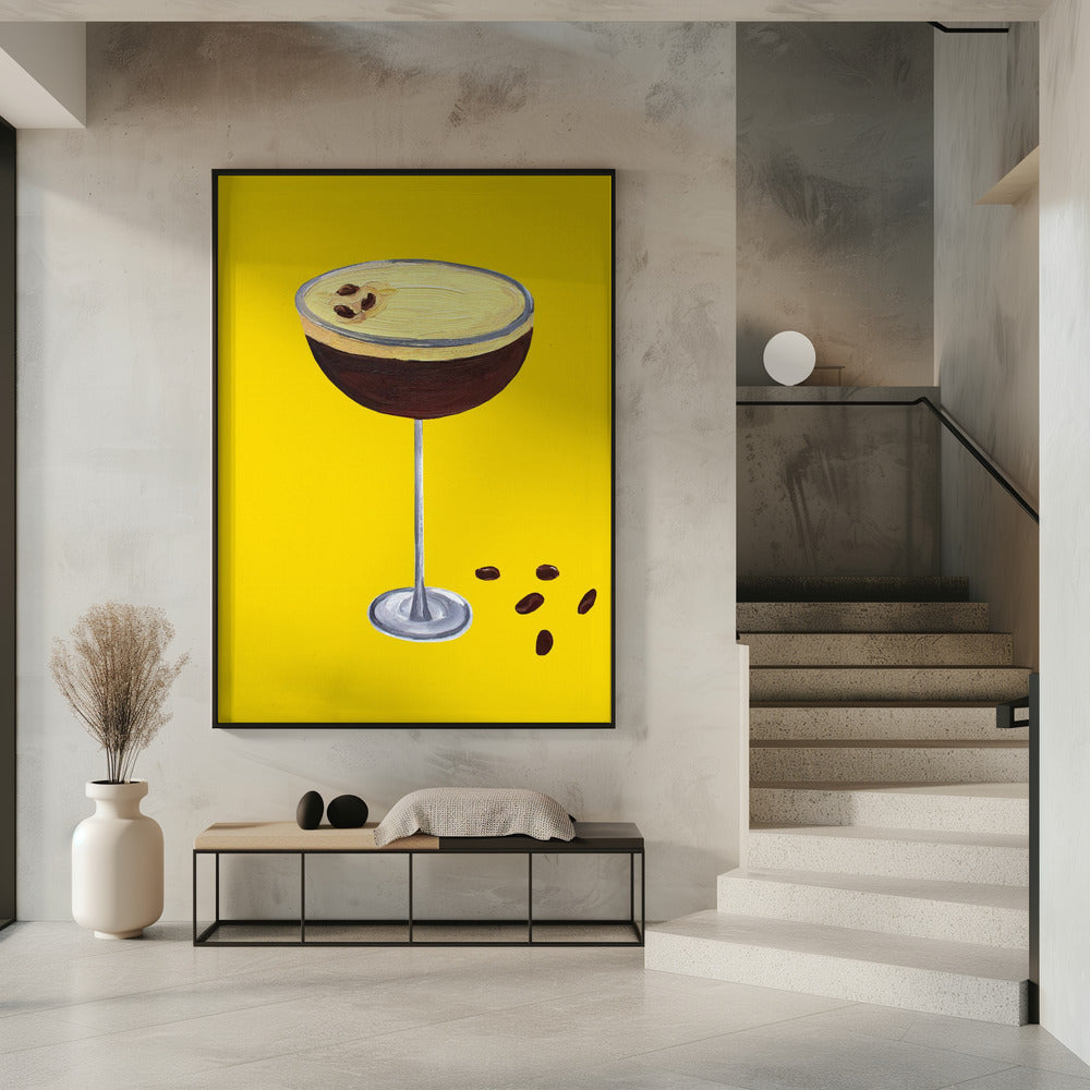 Espresso Martini Buttercup Yellow | Poster