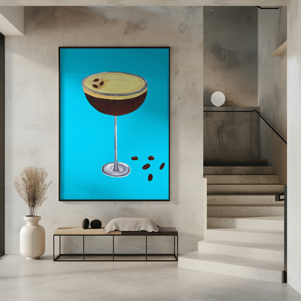 Espresso Martini Sky Blue | Poster