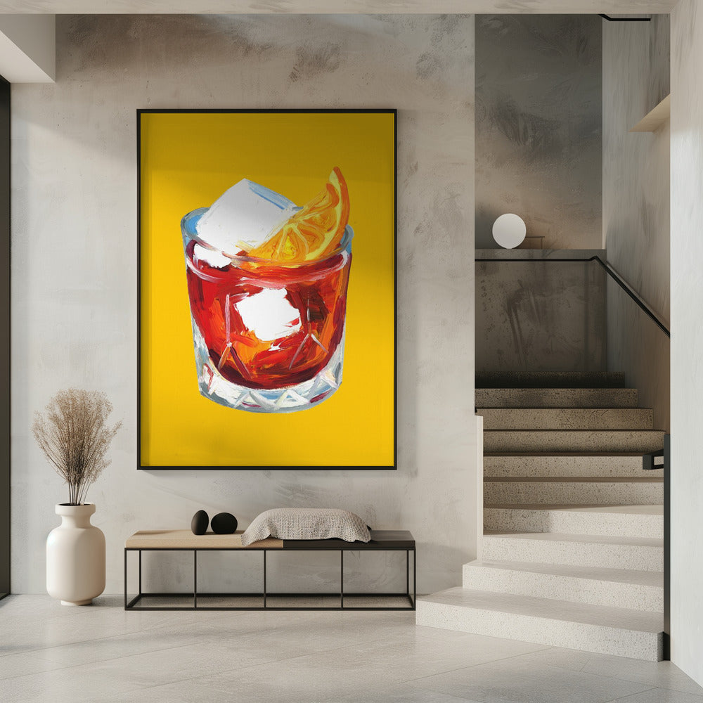 Negroni Sunshine Yellow | Poster