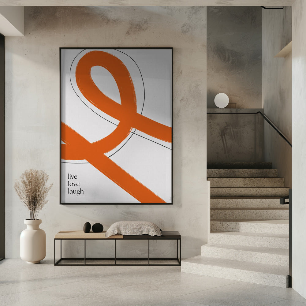 Lofe, love, laugh | Poster