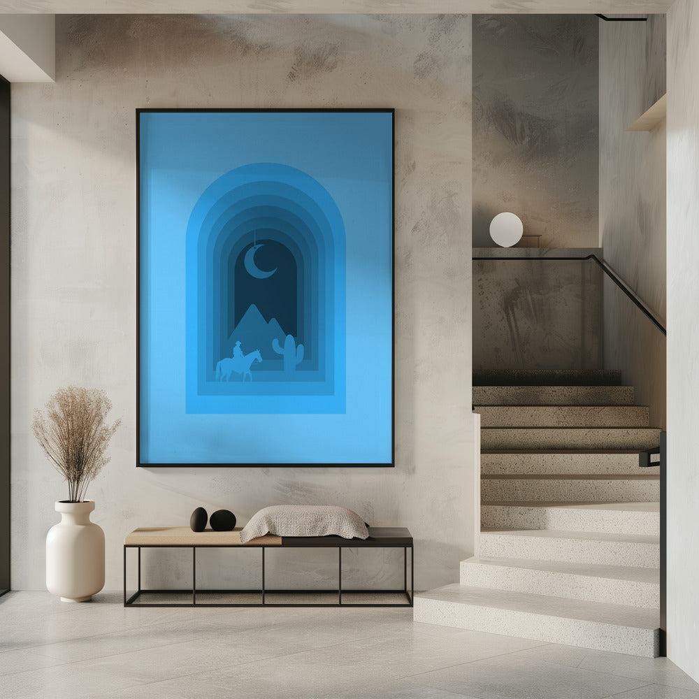 Desert Moon Journey | Poster