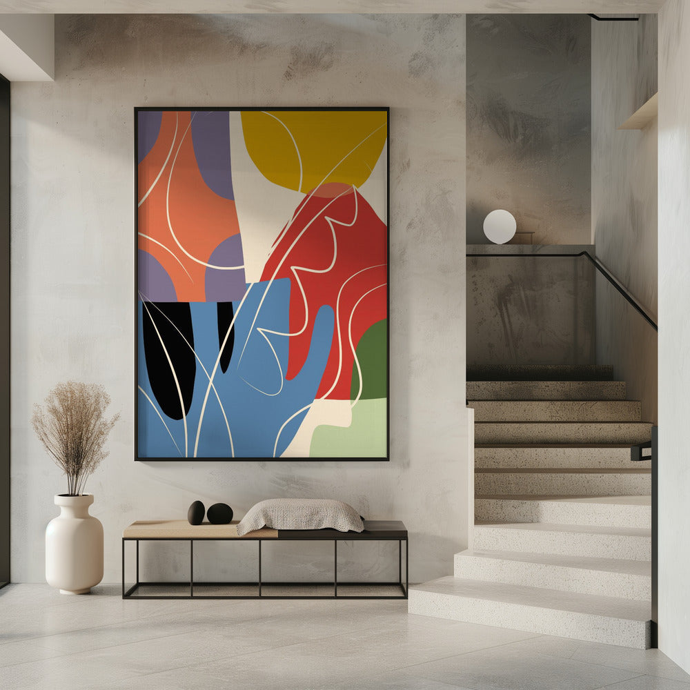 Abstract Color Collage | Poster