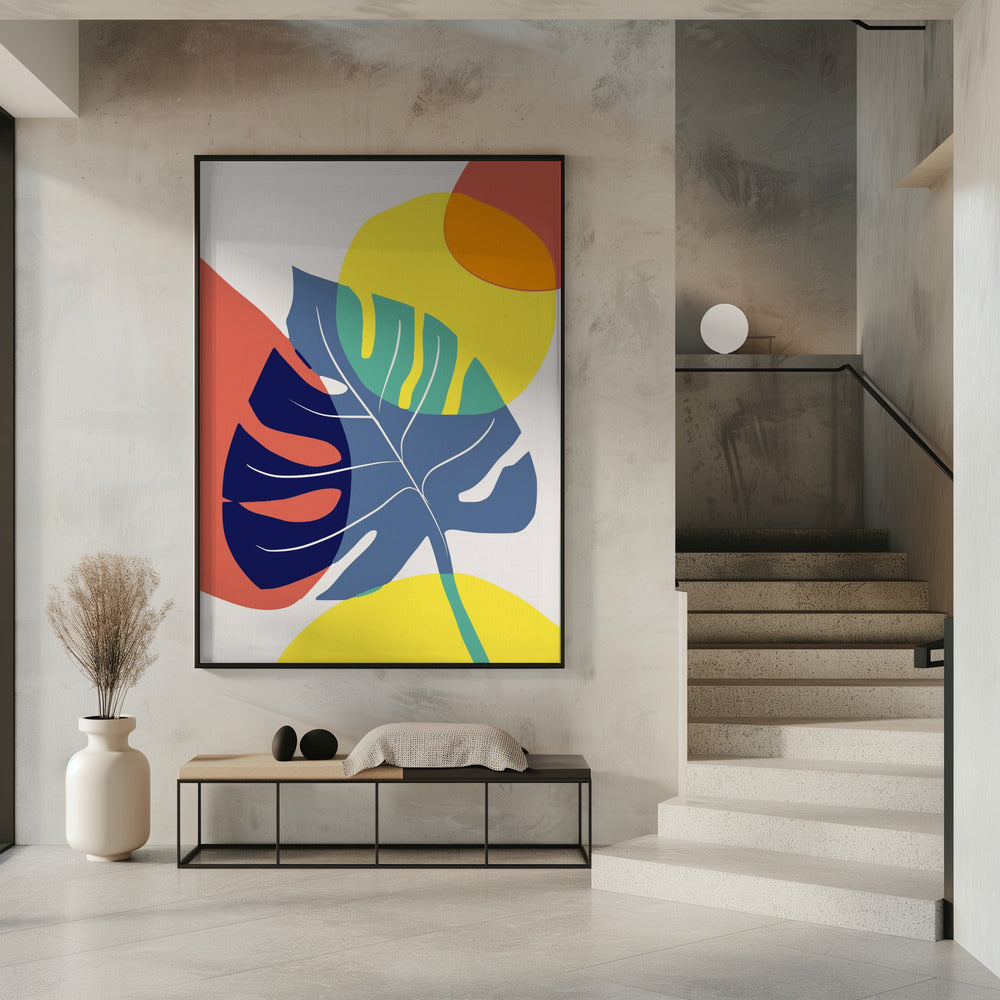 Vibrant Leaf Dance | Poster