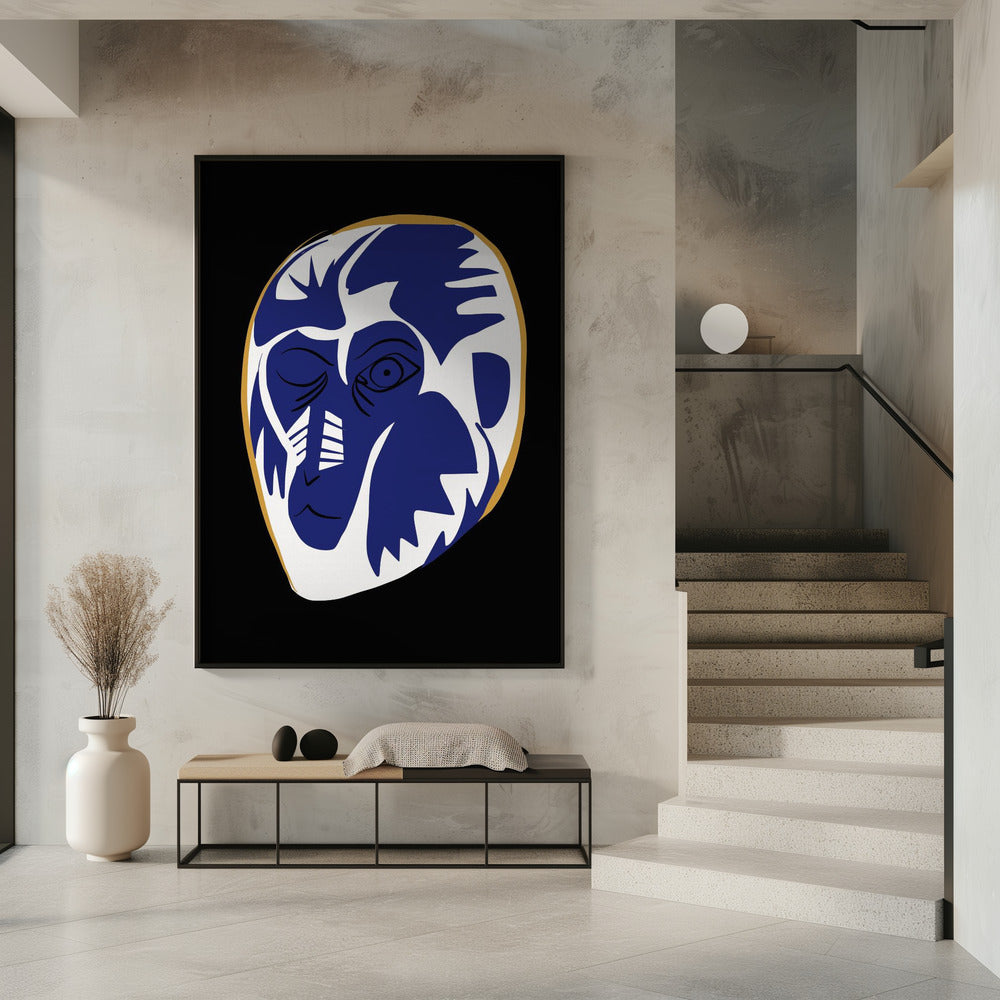 Abstract Mask Illusion | Poster