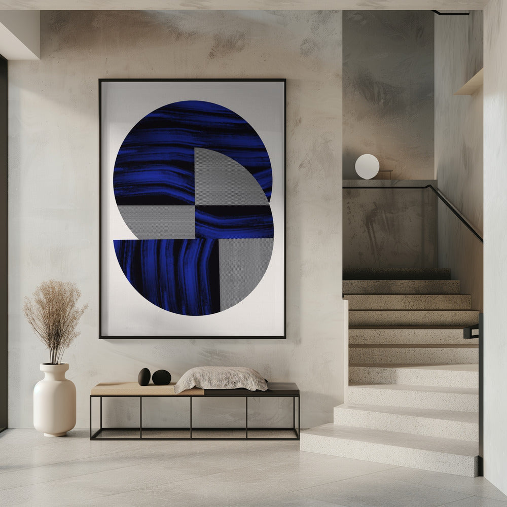 Scandinavian In Blue and Black 2 | Poster
