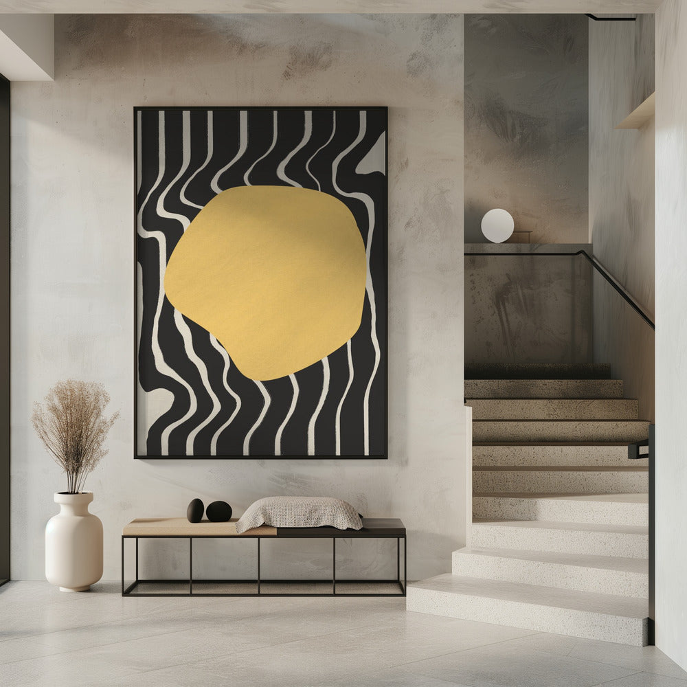 Golden Wave Harmony | Poster