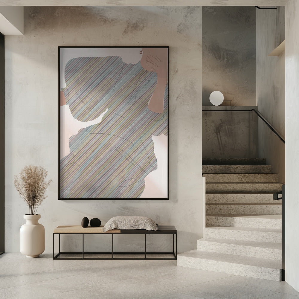 Striped Elegance | Poster