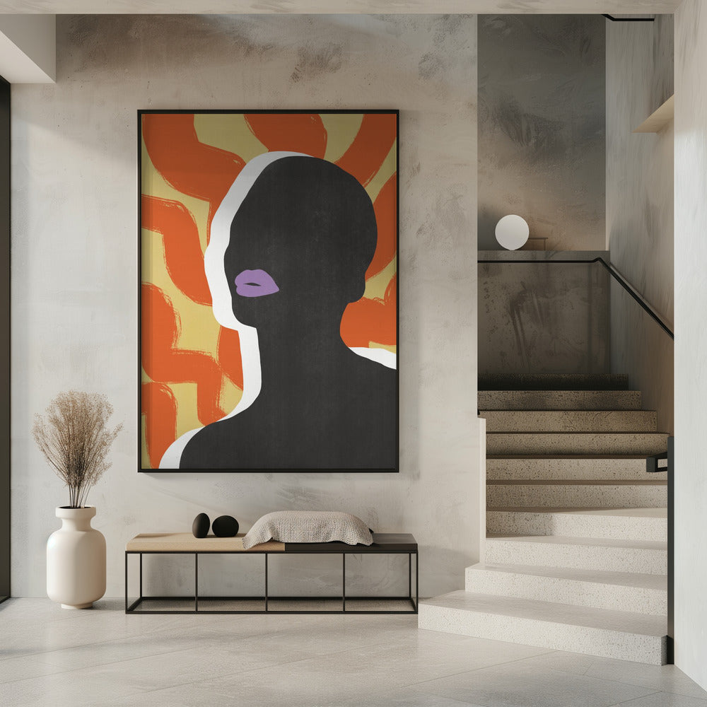 Anonymous Portrait In the Sun | Poster