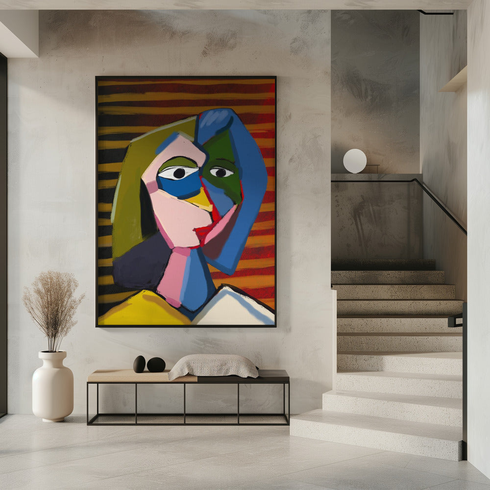 Potrait inspired by picasso | Poster