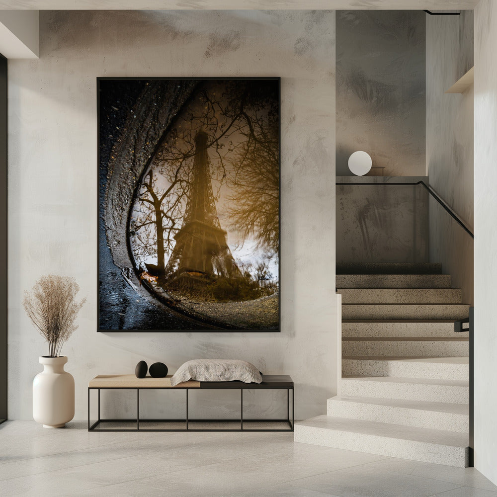 Eiffel tower reflection | Poster