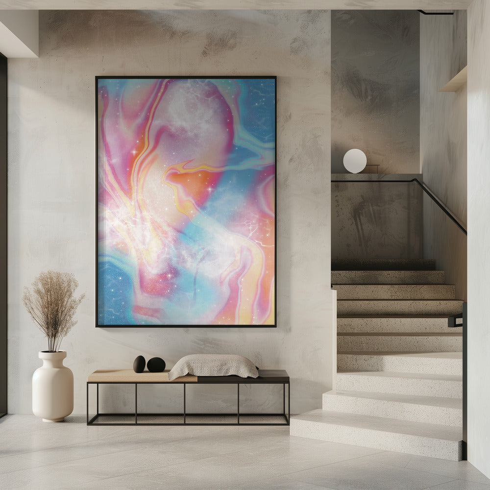 Vintage Pastel Space | Poster