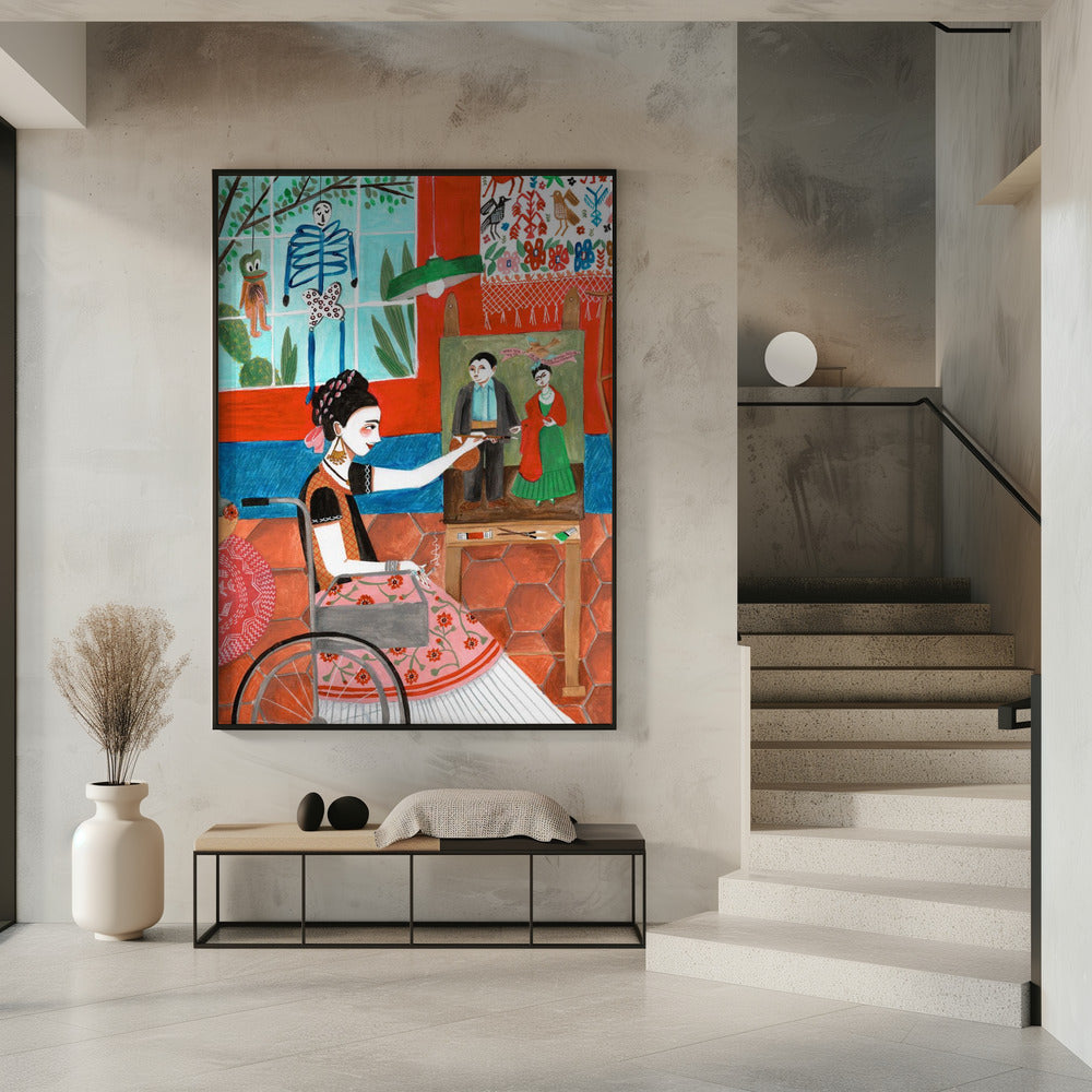 Frida in the blue house | Poster