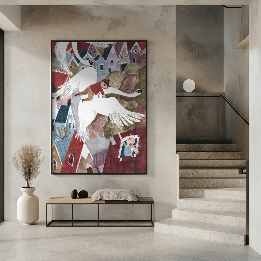 The magical wild geese | Poster