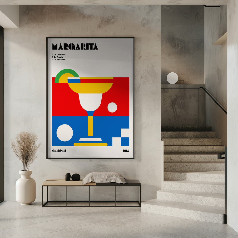 Margarita Bauhaus Cocktail | Poster
