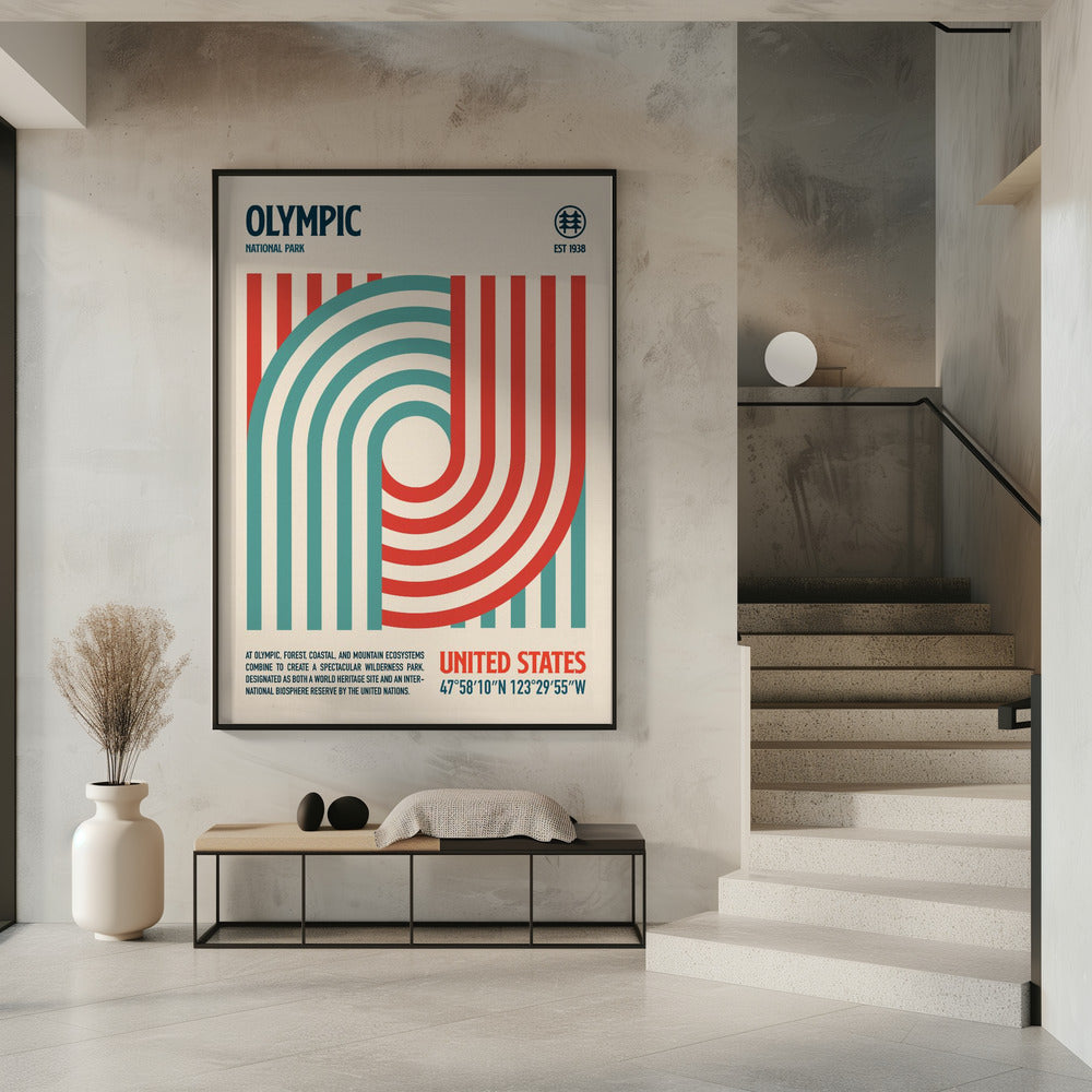 Olympic National Park Travel Poster | Poster