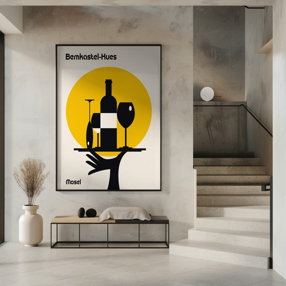 Mosel Wine Minimalist Print | Poster