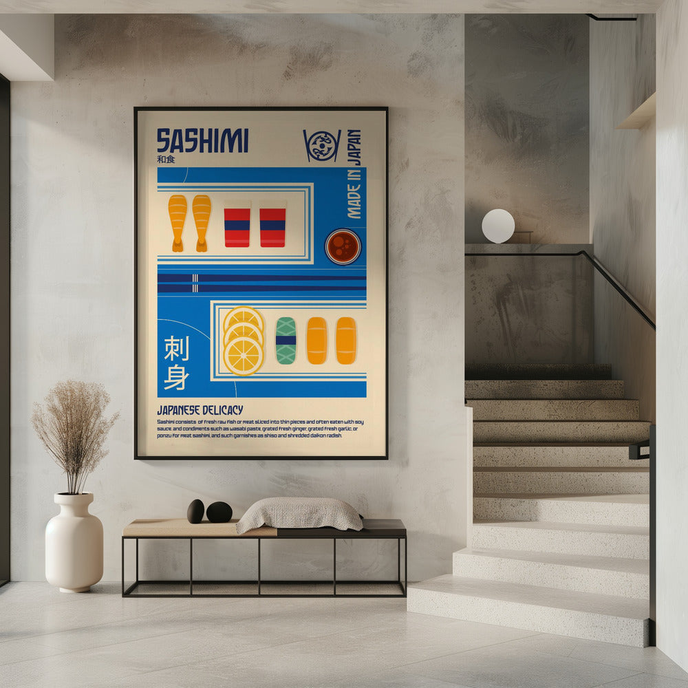 Sashimi Japanese Food Print | Poster