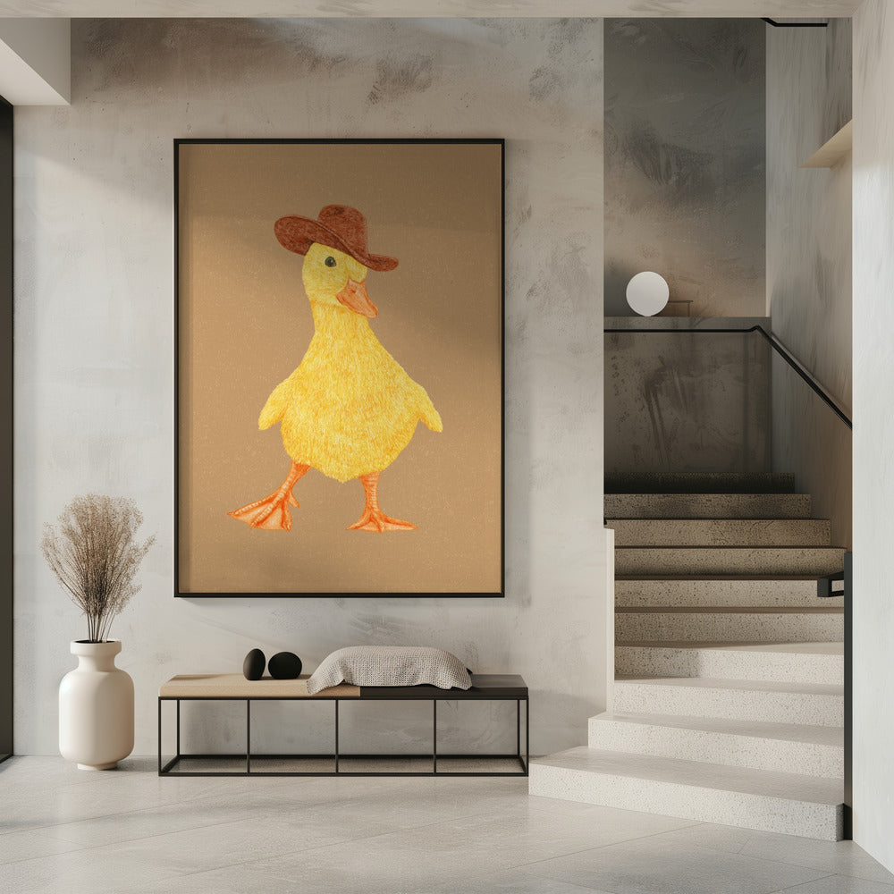 Daphne the Cowgirl Duckling | Poster