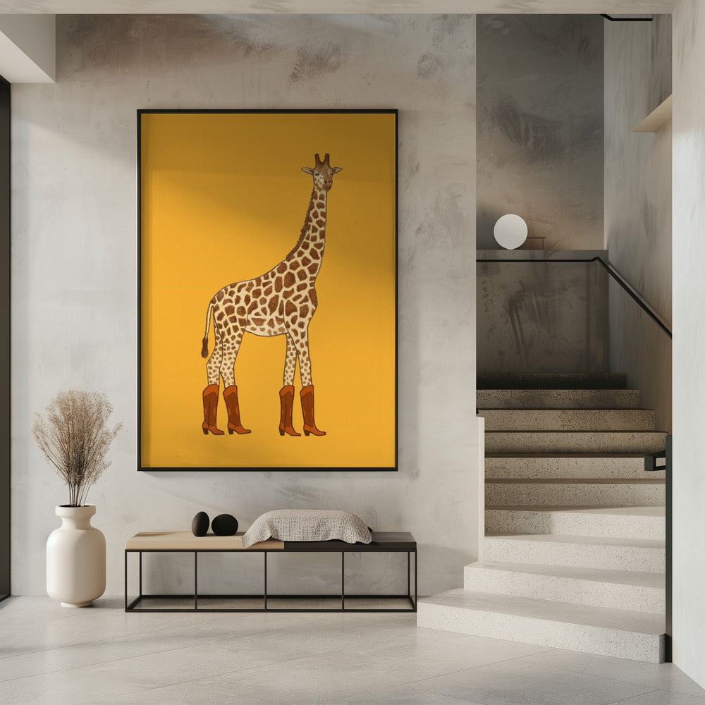 Jolene the Cowgirl Giraffe | Poster