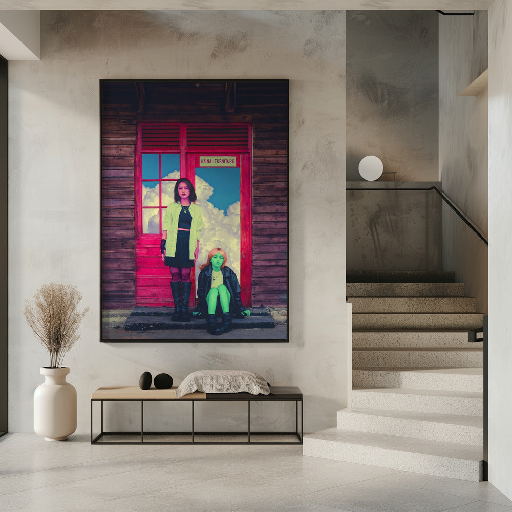 Pink &amp; Green | Poster